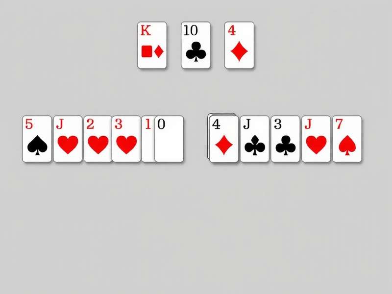Klondike Solitaire Turn Three game layout on a digital screen