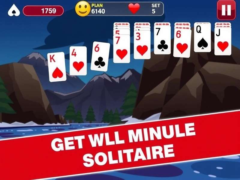 A hand playing Klondike Solitaire on a digital tablet