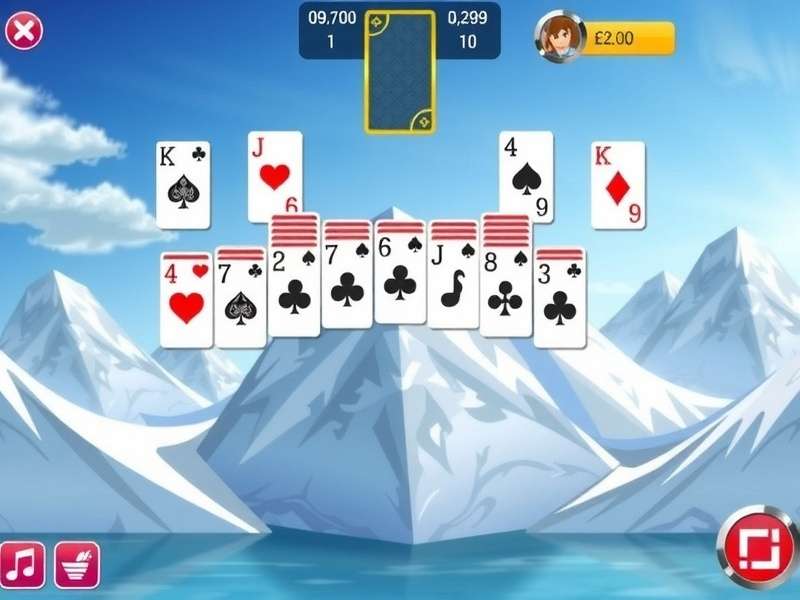 Klondike Solitaire Free Online — Classic Green Felt Tableau with Cards