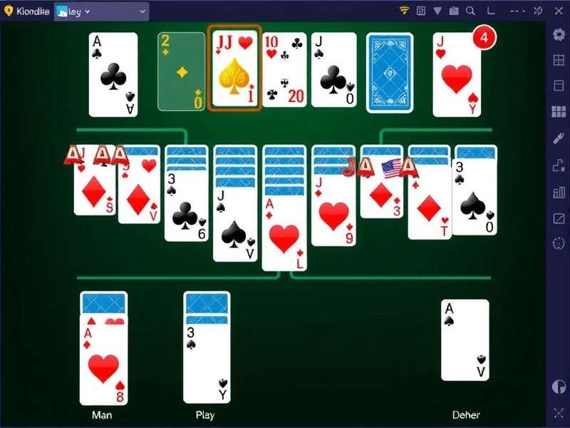 Klondike Solitaire How To Play — featuring cards and green felt background