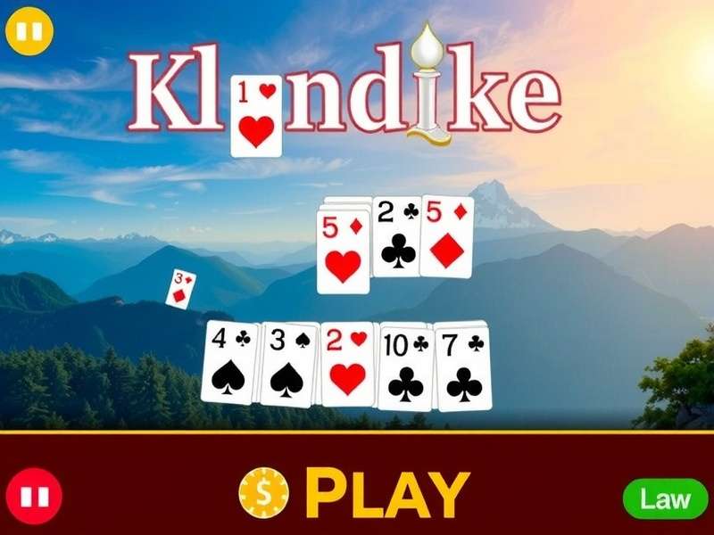 Klondike Solitaire Free Download – Classic card game layout with Indian tricolor accents