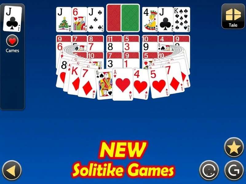 Classic Klondike Solitaire game layout with cards spread on green felt, India online edition