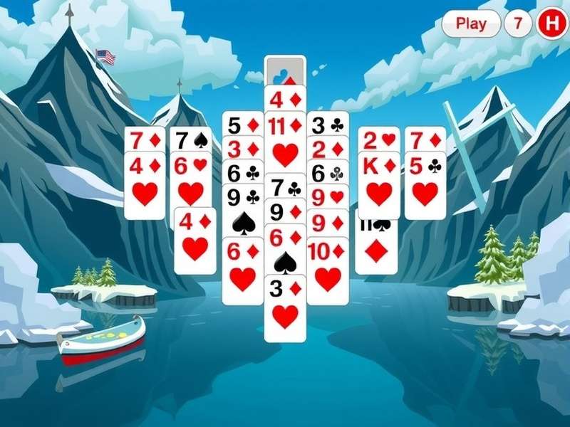 Klondike Solitaire Aarp card layout with Indian cultural elements