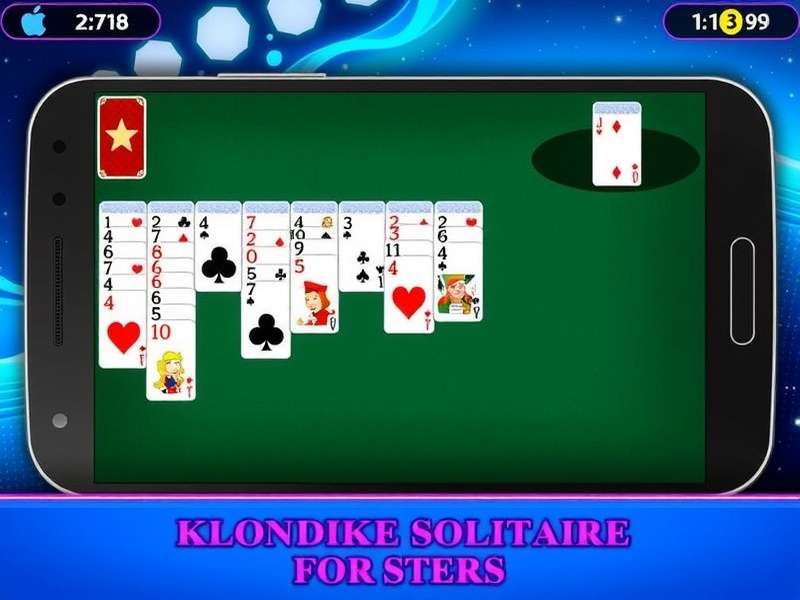Klondike Solitaire download options for Windows, Android and web